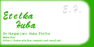etelka huba business card